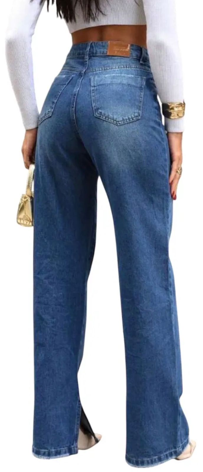 Calça Jeans Cintura Alta